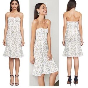 Stunning BCBGMaxAzria White Floral Dress